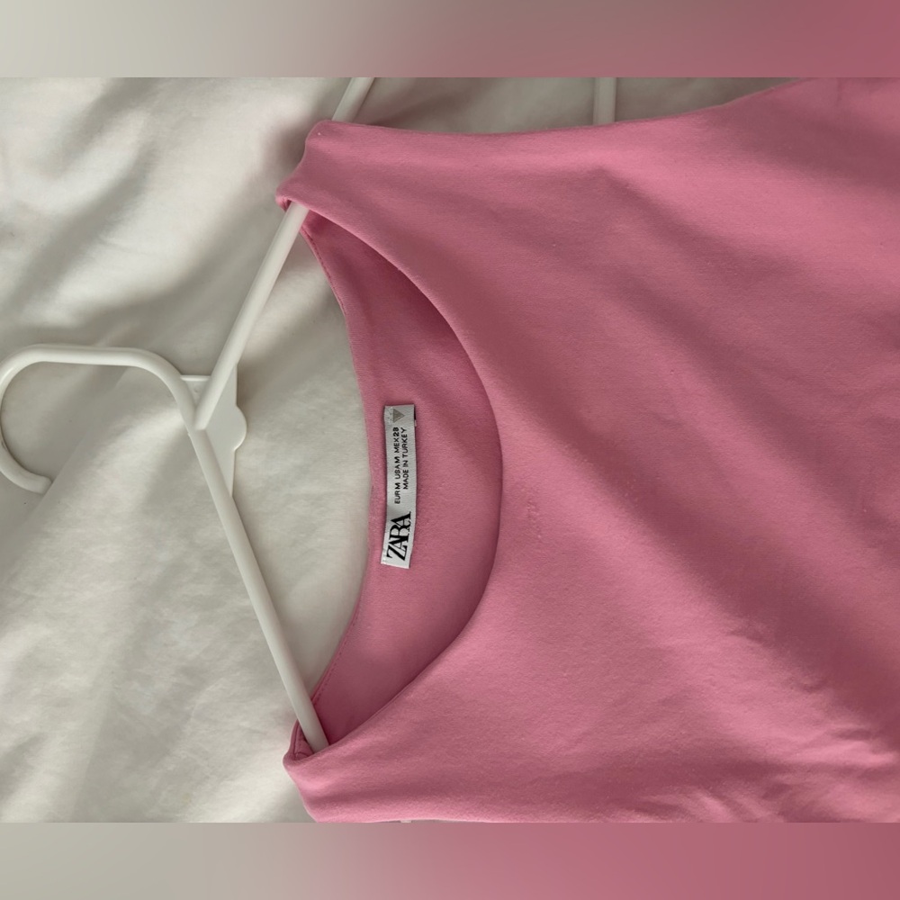 ZARA Pink Bodysuit M - Picture 6 of 8